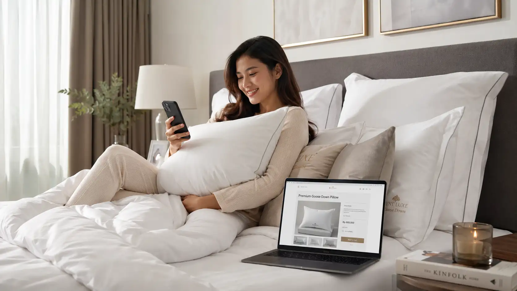 Portofolio Growvia Labs - Brand Bedding dan Pillow